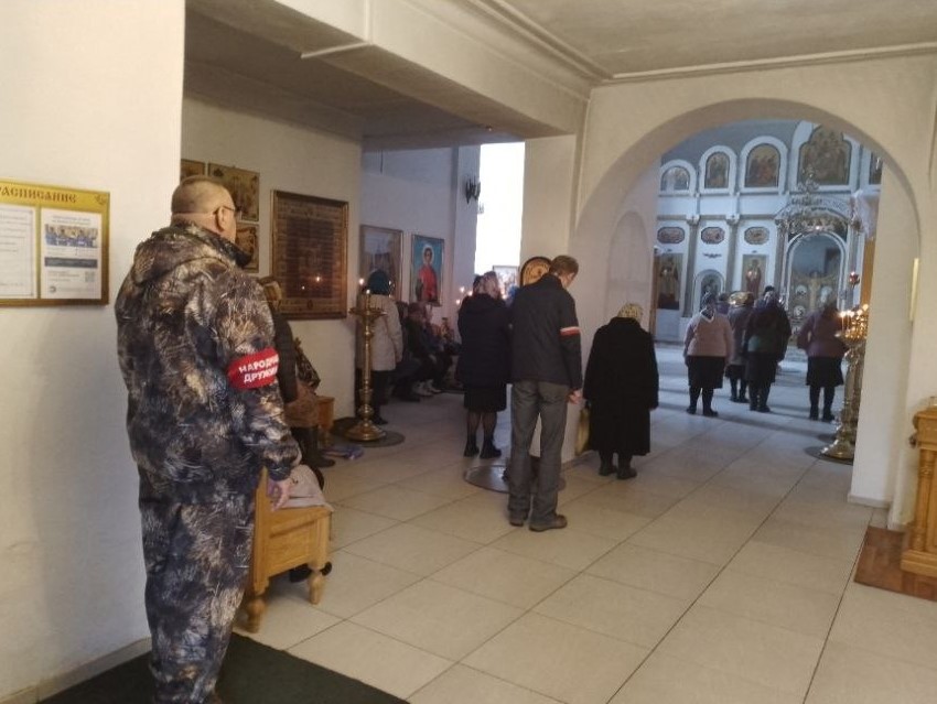 Дежурство по охране общественного порядка при проведении религиозных православных праздников Пасха и Красная горка.