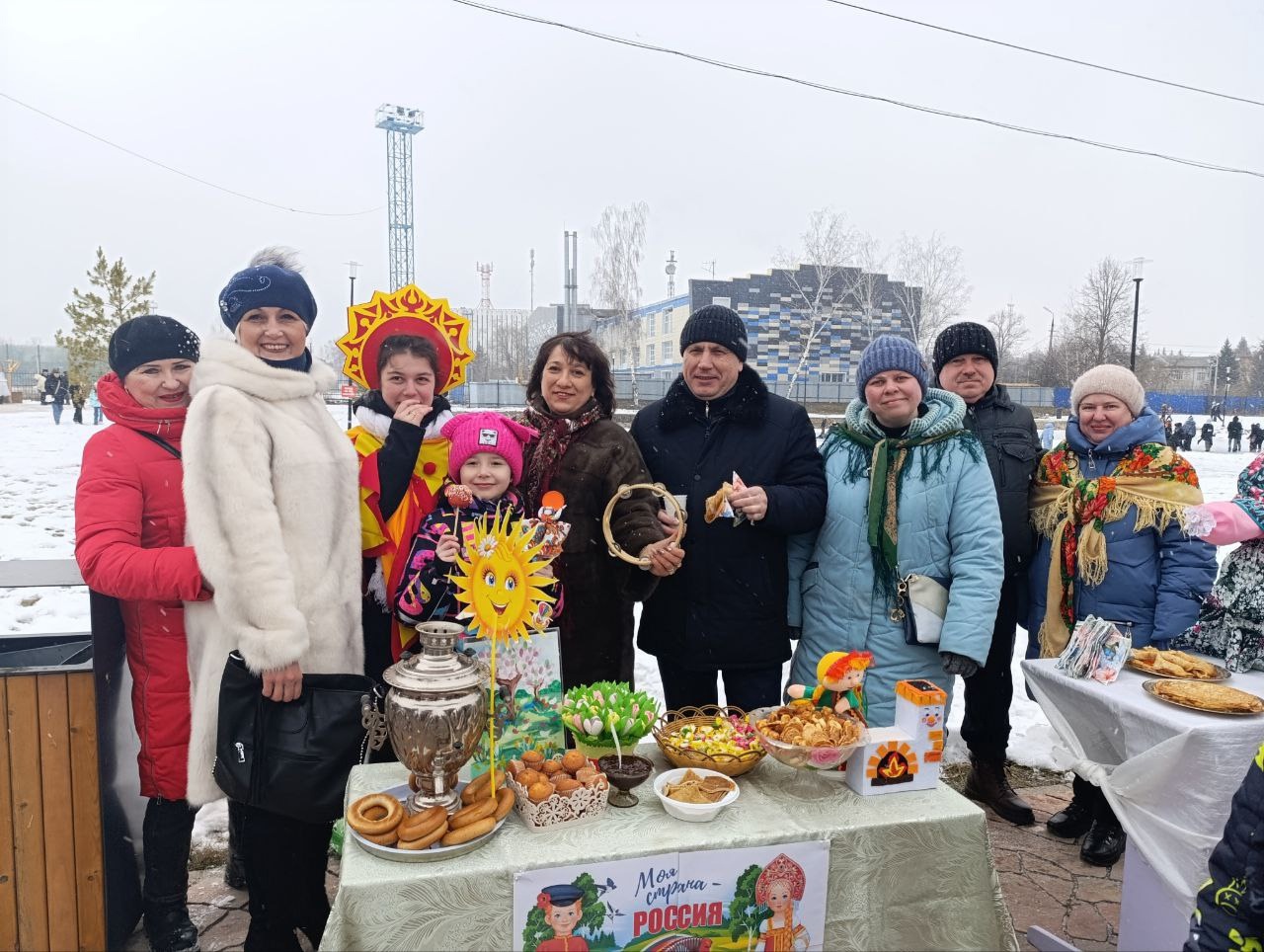 Фестиваль блинов, посвященный широкой Масленице..